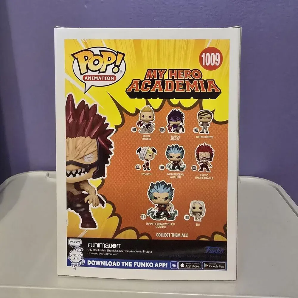 Funko Pop! My Hero Academia - Eijiro Unbreakable #1009 Metallic - Gamestop Excl.